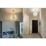 GDNS Chandeliers Firework LED Light Stainless Steel Crystal Pendant Lighting Ceiling Light Fixtures Chandeliers Lighting,Dia 23.5 inch