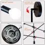 Sputnik Chandelier 6 Lights Modern Black Pendant Light Fixture Industrial Vintage Dining Room Kitchen Island Bedroom Lighting