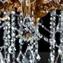 MEEROSEE Crystal Chandeliers Contemporary Chandelier Island Lighting 10 Lights Candle Pendant Ceiling Light Fixture for Dining Room Living Room Kitchen Bedroom Hallway Entry D35.4''