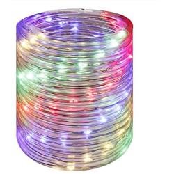 Wstan LED Rope Lights,Multicolor Strip Light,12V Indoor Outdoors Plug in,16ft Connectable and Flexible Colorful Tube Lighting for Bedroom,Deck,Patio,Camping,Landscape Lighting