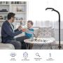 Verilux SmartLight Full Spectrum LED Modern Floor Lamp with Adjustable Brightness, Flexible Gooseneck and Easy Controls - Reduces Eye Strain and Fatigue - Ideal for Reading, Artists, Craft (Black)