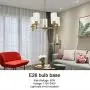 VINLUZ Modern 5 Light Chandeliers with Clear Glass Shade Antiqued Brass Pendant Lighting Farmhouse Hanging Light Fixtures Ceiling for Dining Room Living Room