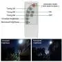 ENGREPO Solar Lights Outdoor, Security Wireless Waterproof Solar Lantern Light Auto On/Off Dusk to Dawn with Remote Control for Yard, Garden, Corridor, Warehouse, Garage