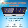 Solar Lights Outdoor Super-Bright 298 LEDs 2500lm - LED Solar Motion Sensor Lights Outdoor - for Wall, Post, Pathway Garden up to 1600 sq ft - Solar Battery Powered 4400 mAh IP65 TBI Pro (2-Pack)