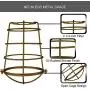 Dysmio Metal Wire Cage for Hanging Pendant Lighting, 2-1/4-Inch Oil Rubbed Bronze Industrial Cage Neckless Metal Shade, for Ceiling Pendant Lights for Dining Room Bedroom - Pack of 2 Dysmio Metal Wire Cage for Hanging Pendant Lighting, 2-1/4-Inch Oil Rubbed Bronze Industrial Cage Neckless Metal Shade, for Ceiling Pendant Lights for Dining Room Bedroom - Pack of 2