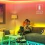 UPOOETIL LED Strip Lights, 16.4ft 5050 RGB Light Strip Kit with Remote Control, IP65 Upgrade Waterproof Led Rope Lights for Room, Bedroom, Party, Kitchen, Bar Decoration, Home, Cupboard