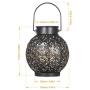 Tomshine 1 Pack Solar Lanterns Outdoor Hanging Solar Lights Decorative Garden Lights Metal Waterproof Table Lamp for Patio Porch Backyard Pathway