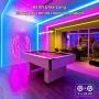 Onforu 65.6ft Smart WiFi LED Strip Lights, 20m RGB Light Strip Compatible with Alexa, Google Assistant, Dimmable Colored LED Light Strip by App Control, Music Synchronize Color Changing Tape Lights