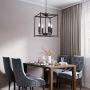 Farmhouse Lighting Chandelier Light Fixtures Ceiling Hanging Oil Rubbed Bronze 4 Lights E12 Base for Entryway Dining Room Lights by Lucidce