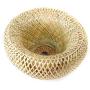 LED Modern Bamboo Wicker Chandelier Rattan Pendant Lamp Ceiling Light for Bedroom Dining Room