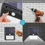 Solar Lights Outdoor [42 LED/3 Working Mode], SEZAC Solar Security Lights Solar Motion Sensor Lights Wireless IP 65 Waterproof Outdoor Lights for Garden Fence Patio Garage (6 Pack)