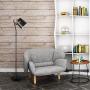 CO-Z Vintage Floor Lamp Black Adjustable, Industrial Standing Lamp with Metal Shade, Rustic Floor Lamp Task for Living Room Bedroom Reading Office.