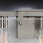 Luxury Modern Farmhouse Bathroom Vanity Light, Medium Size: 8.38''H x 22.75''W, with Industrial Chic Style Elements, Brushed Nickel Finish, UHP2451 from The Bristol Collection by Urban Ambiance
