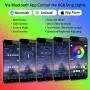 LED Strip Lights 65.6ft,Tsanhoo Bluetooth LED Lights,SMD 2835 RGB LED Strip Lights,Color Changing,Music Sync,APP and Remote Control Light Strips,LED Lights for Bedroom, Kitchen,Party