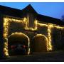 Qunlight Solar Fairy String Lights Outdoor Waterproof, 108ft 300LED Updated Version 6hrs Timer Function with USB Solar Powered Starry String Lights for Christmas Patio Garden Party(WarmWhite 300L)