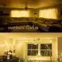 Window Curtain Lights, 8 Modes 300 LEDs USB Plug in Twinkle Fairy LED Copper Wire String Lights for Indoor Outdoor DIY Party Garden Home Festival Holiday Decorations, Warm White