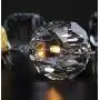 APBEAM Crystal Gold Chandelier Hanging Linear Pendant Light Modern for Dining Room Living Room Kitchen Island Over Table 10-Light