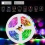 LED Lights for Bedroom 50ft,LED Light Strip Music Sync Color Changing 5050 RGB Light Strips for Room with Bluetooth Remote Controlled LED Lights for Bedroom TV, Party, Home