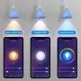 Smart Light Bulb, LangPlus+ LED RGBCW Color Changing, Compatible with Alexa, Google Home (No Hub Required), 2700K-6500K Dimmable A19 E26 Base 7W LED Smart Bulb for Kitchen, Living Room, Bedroom