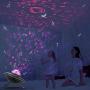 Night Light Projector, 3 in 1 Ocean Wave Nebula Starry Projector with Bluetooth Speaker, 120°Rotatable 2000mAh Battery LED Ambience Light for Kids Adults Bedroom Home Party