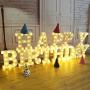 CJWPOWER Room Decor, LED Letter Signs, Cute Home Decor, Light Up Letter Signs for Wall, Bedroom, Party Decorations, Wedding, Birthday. Night Light and More (T)