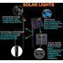 Lwind Globe Solar String Lights, 22.96ft 50 LED Outdoor Bulb String Lights, Waterproof 8 Modes Solar Patio Lights for Patio, Garden, Gazebo, Yard, Outdoors (Globe, Color)