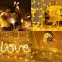 IDEAALS 2-Pack Christmas Tree Lights Clear Wire String Lights Outdoor/Indoor, Total 240 LED Plug in Christmas Lights with 8 Modes, Fairy Lights for Party Wedding Xmas Decoration (Warm White)