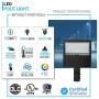 LEDMyplace 150 Watt LED Parking Lot Light - 5700K - Replaces 400W Halide - LED Shoebox/Pole Lights - Adjustable Mount Street Light, 19600 Lumens, IP65, Black, UL, CUL, DLC, CE, ROHS Approved