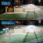 URPOWER Solar Security Lights Outdoor, 1000LM 130 LED Solar Motion Sensor Lights, 3 Adjustable Heads Solar Flood Lights IP65 Waterproof Wireless Outdoor Lighting for Front Door, Garage, Garden, Patio