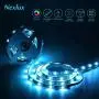 Nexlux Led Strip Lights, 9.8ft Black USB LED Strip Lights TV Backlight Kit 20 Colors TV Lights 5050 LEDs Bias Lighting with 44-Key IR Remote Controller for 46 inch~65 inch HDTV PC Monitor Home Theater