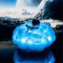 LED Colorful Clouds Astronaut Lamp with Rainbow Effect As Childrens Night Light, Astronaut Ornaments, Clouds with LED Lights with Remote Control, Decoration Bedroom Night Light