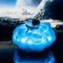 LED Colorful Clouds Astronaut Lamp with Rainbow Effect As Childrens Night Light, Astronaut Ornaments, Clouds with LED Lights with Remote Control, Decoration Bedroom Night Light