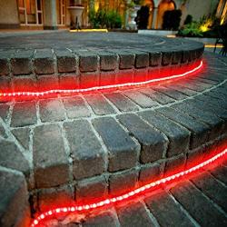 Tupkee LED Rope Light Red - 24 Feet (7.3 m), for Indoor and Outdoor use - 10MM Diameter - 144 LED Long Life Bulbs Rope Tube Lights