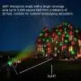 Christmas Laser Lights Outdoors Mini Projector Light Waterproof Led Star Show Decorations for Xmas Home House Yard Garden Patio Wall Indoor Decor, Red and Green with Wireless Remote Christmas Lights