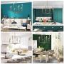 LALUZ Champagne Gold 8-Light High End Modern Chandelier for Dining, Bedroom, Living Room and Kitchen,26.4'' W x 35.4'' H, A03225