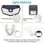 URPOWER Solar Lights Outdoor, 3 Modes Solar Motion Sensor Light Outdoor Super Bright and Wide Lighting Range Outdoor Lights Waterproof Led Security Lights Solar Flood Lights for Backyard Fence Patio