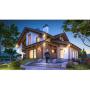 HALO MST20C18W Home Outdoor Security Smart LED Floodlight, White