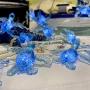 Blue Sea Turtle String Lights Christmas Nautical Wall Décor 10ft 30 LEDs with Remote Powered by USB Plug-in or Battery Pack for Summer Ocean Themed Wedding Baby Shower Birthday Party House Decoration
