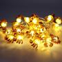 Easter LED String Lights Crab Sea Beach Theme 10ft 30 LEDs Battery Operated Copper Wire Night Light Waterproof Indoor Bedroom Children Girls Room Wall Décor Party Decorations