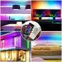 LED Strip Lights Music sync APP Control,Waterproof Flexible RGB LED Strip Lights 32.8ft Color Changing Rope Lights LED Tape Lights Neon Mood Lights Room Bedroom