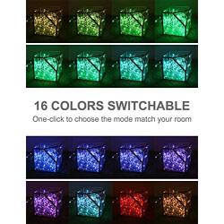 XINKAITE Fairy Lights Battery Operated-16 Colors Changing Fairy Lights-26Ft Fairy Lights with Remote-Waterproof Firefly Lights-Fairy Lights for Bedroom, Decorations, Halloween Decor, Chrismas