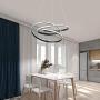 WELAKI LED Chandelier 80W 6000K Dimmable,Modern Pendant Light Fixture for Kitchen Island Restaurant Dining Room Living Room Bedroom (Black) WELAKI LED Chandelier 80W 6000K Dimmable,Modern Pendant Light Fixture for Kitchen Island Restaurant Dining Room Living Room Bedroom (Black)