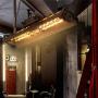 Windsor Home Deco Loft Industrial Hanging Pendant Chandelier, Wrought Iron Rectangle 4-Light Edison Ceiling Pendant Lights Fixture for Dining Room Restaurant Bar Art Lighting