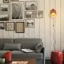 TeHenoo Plug in Wall Lamp Wooden Wall Sconce, Black Wall Light with Cord Rotatable Wall Light Fixture for Bedroom Living Room Bedside Lamp