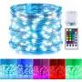 16 Color Changing Fairy Lights, Battery Operated Twinkle Lights with Remote and 8 Light Modes Waterproof 3AA Battery Case, String Lights for Bedroom Wedding Party Christmas Halloween, 33 Feet 100 Leds