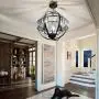 Galtalap Crystal Chandelier 14.6'' 3-Light Flush Mount Ceiling Light ETL Listed Adjustable Rods Pendant Lighting with Modern K9 Crystal for Dining Room, Bathroom, Bedroom, Living Room
