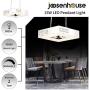 LED Semi-Flush Mount Ceiling Light Fixture,Modern Mini Chandelier Fixtures 1 Ring Hanging Pendant Lighting with Crystals 7.48'' x 7.48'' Dimmable Dining Room Lights Natural Light 4000K