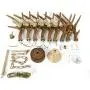 Resin Antler Chandelier 4/6-Light Deer Horn Pendant Lamp Indoor Decorative Lighting Fixtures for Dining Room, Living Room, Bar, Cafe (6 Lights)