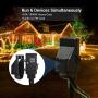 DEWENWILS Outdoor Digital Power Strip Timer, Outdoor Yard Stake Timer, Waterproof with 6 Grounded Outlets, 6ft Extension Cord,Digital Timer for Christmas Lights Decorations,1800W/15A Heavy Duty