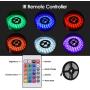 Led Strip Lights 32.8ft with Remote ,WEILY 10M Led Lights Waterproof Music Sync RGB Led Light Strip for Bedroom Decoration